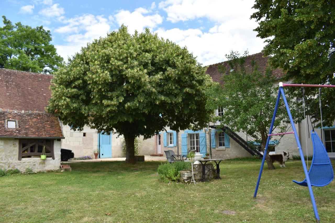 Le Moulin Bleu Bed and Breakfast Seigy Exteriör bild